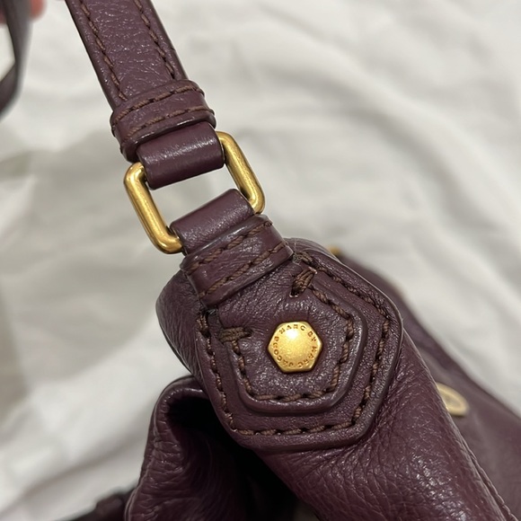 Marc by Marc Jacobs Burgundy Leather Crossbody Bag Classic Q Isabelle - Picture 10 of 10